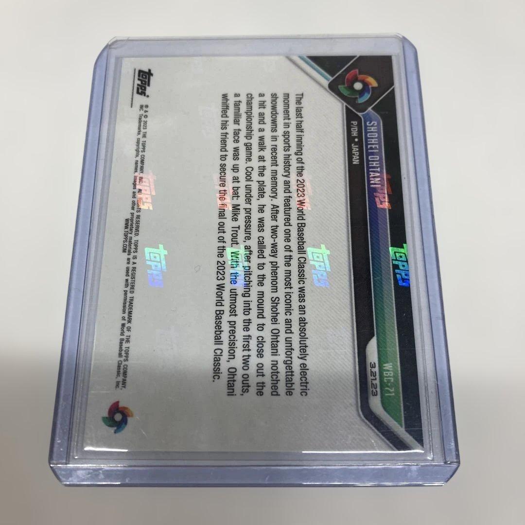 Topps Now 大谷翔平 マイク・トラウト 限定カード #WBC-71
