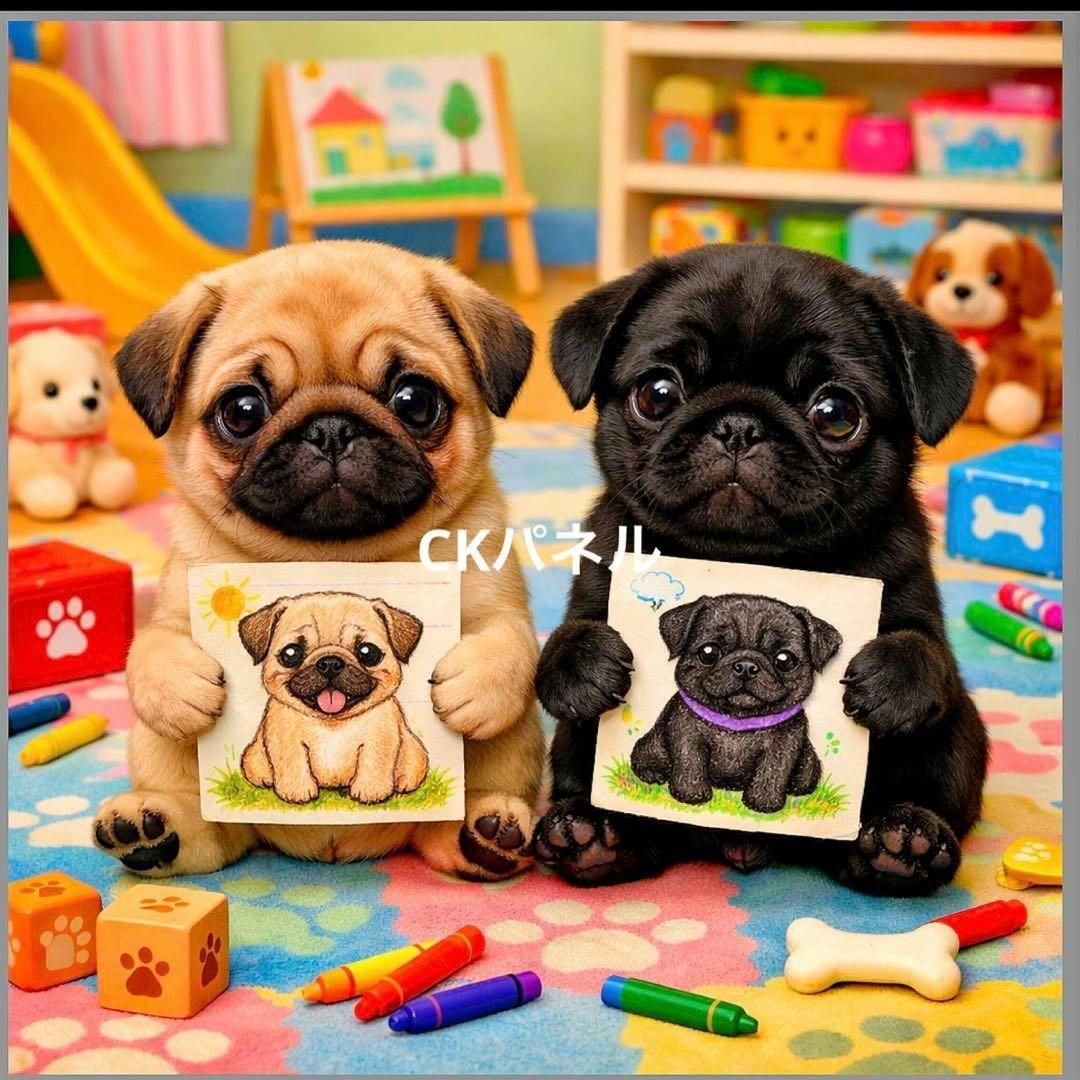 うさぎとさくらんぼパネル生地　ハンドメイド