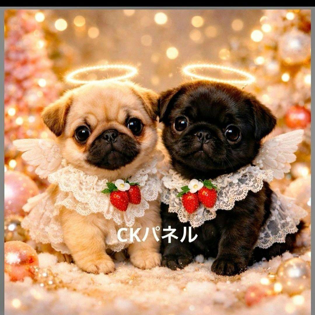 うさぎとさくらんぼパネル生地　ハンドメイド
