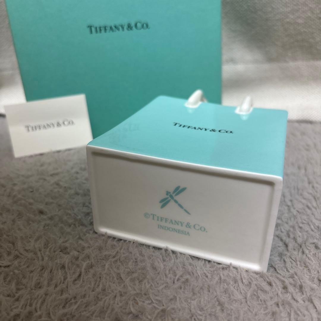 ティファニー ショッピングバッグ型 陶器 オーナメント