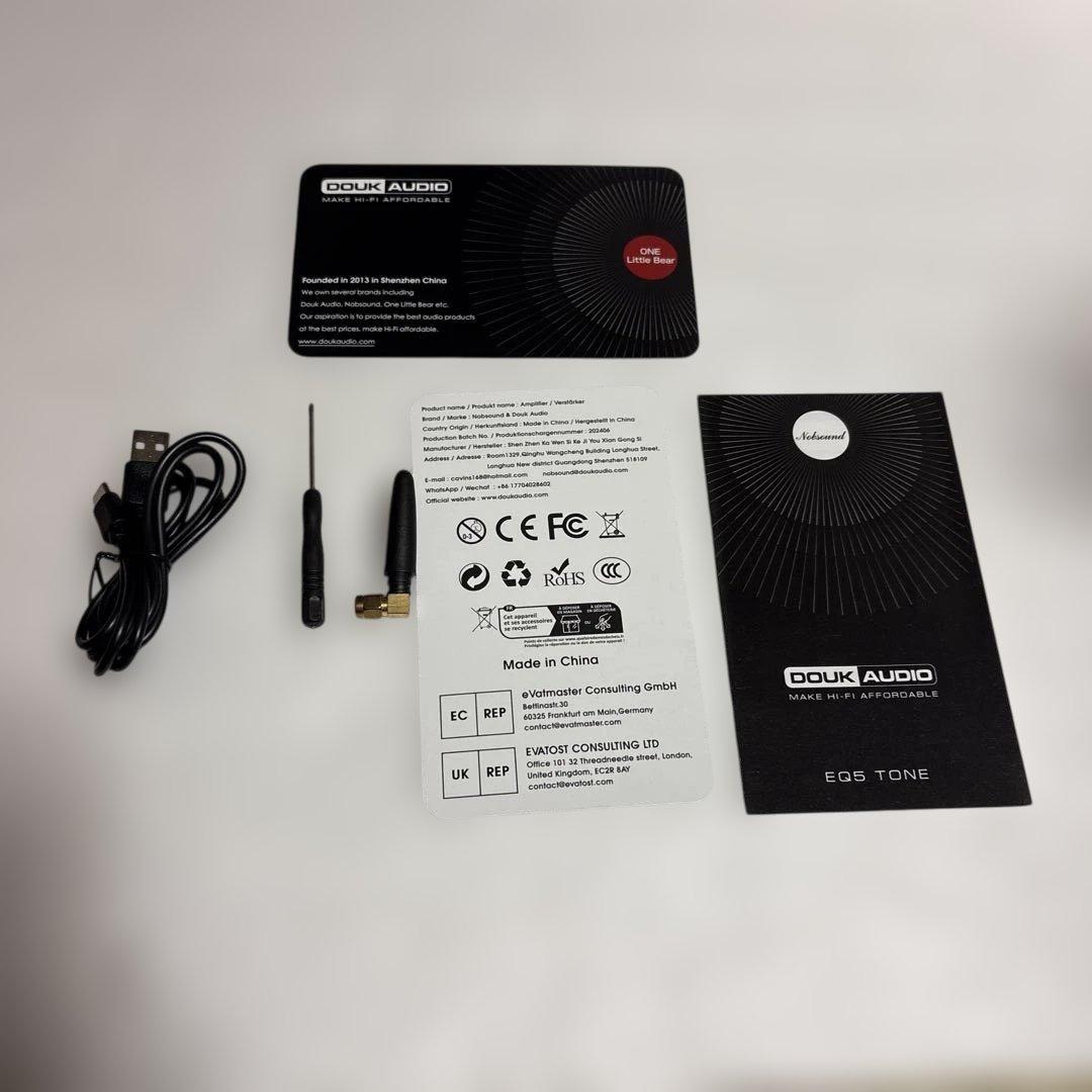 Douk Audio Nobsound プリアンプVU メーター付イコライザー