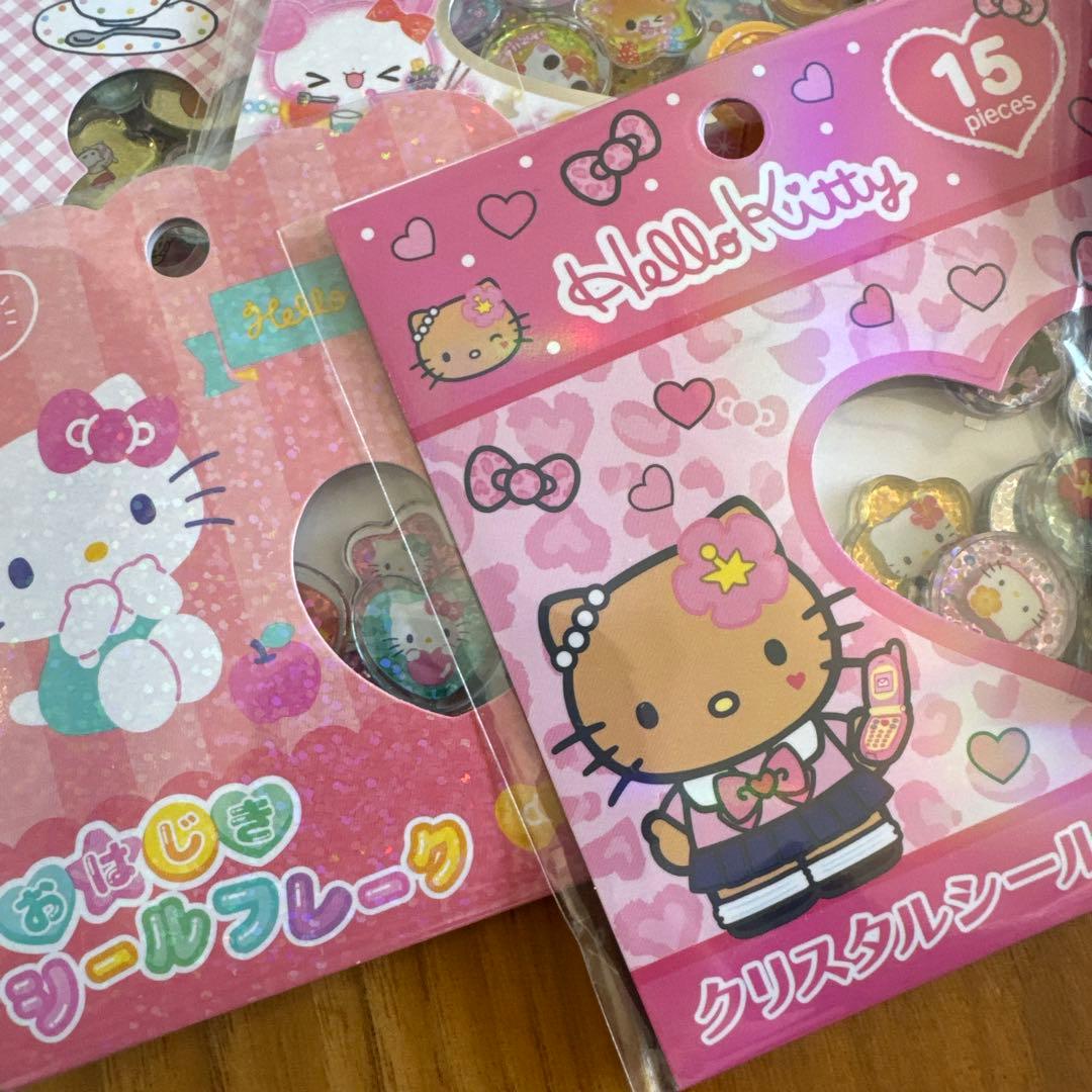 最終価格‼️おはじきシール　タイルシール　サンリオ　あわわちゃん　スンスン　32点