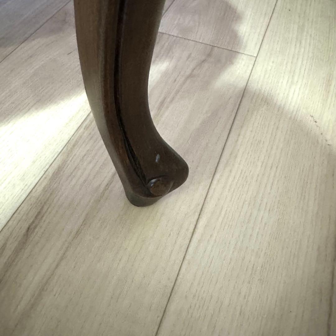 レッドベルベットのヴィンセントハイバックダイニングチェア１脚