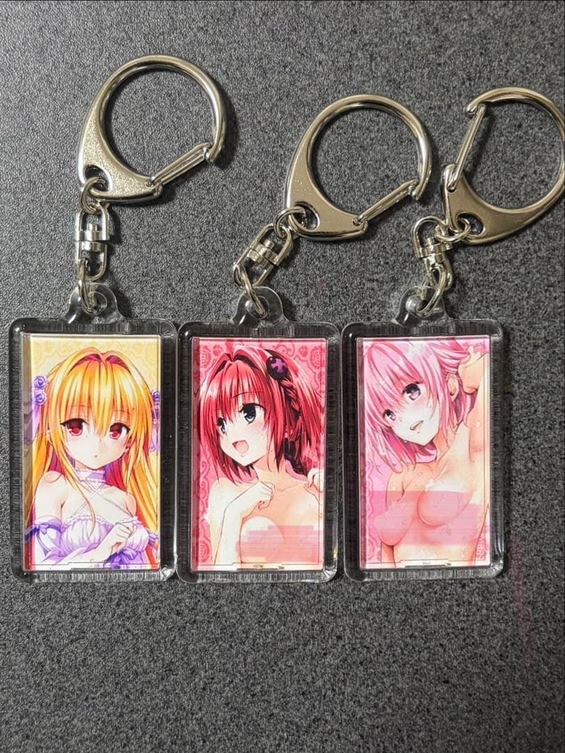 【レア】ToLOVEる ダークネス ガチャ キーホルダー シークレットモモ 他