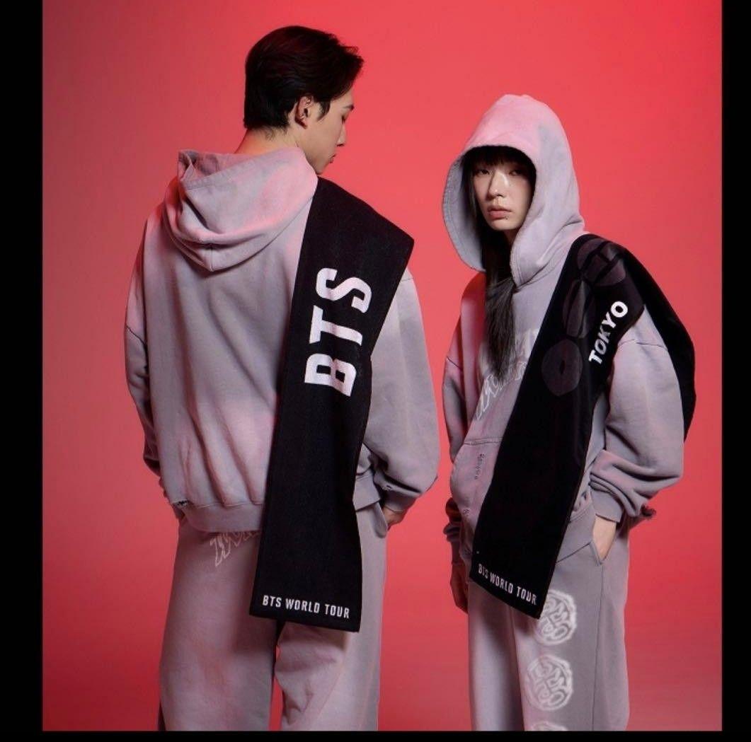BTS JAPAN 日本 ARIRANGスローガンタオル タオル ピンバッヂ付き
