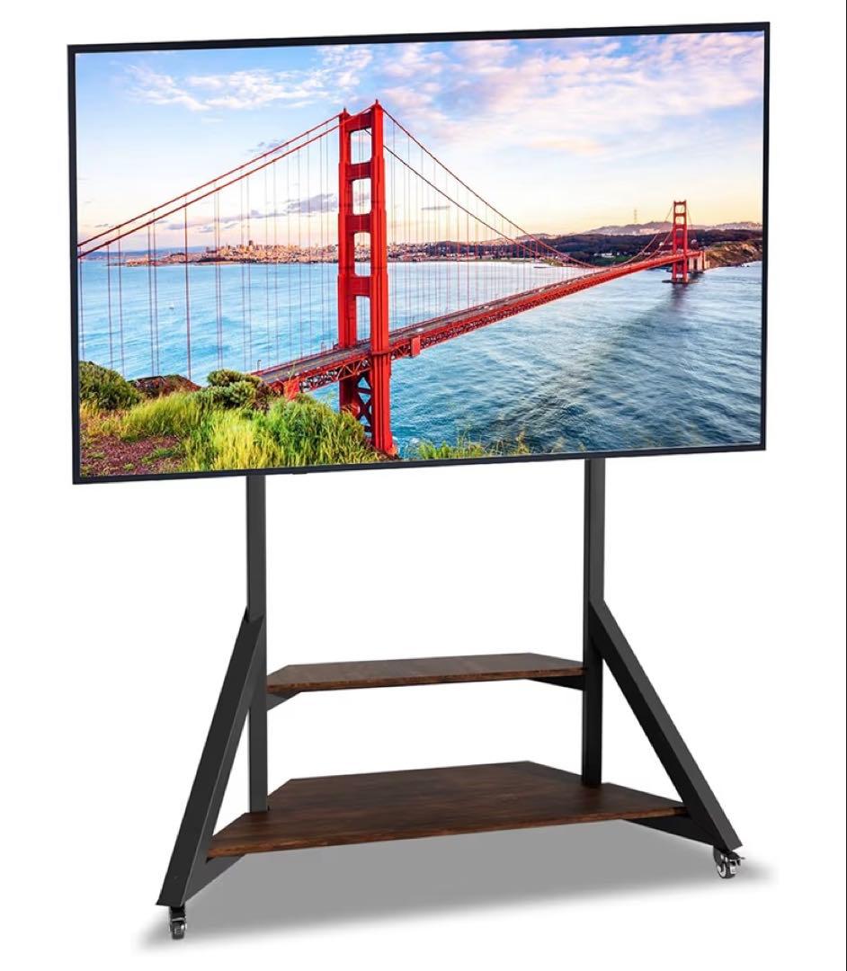 UNHO テレビスタンド キャスター付き テレビ台 40～75インチ 高さ調節