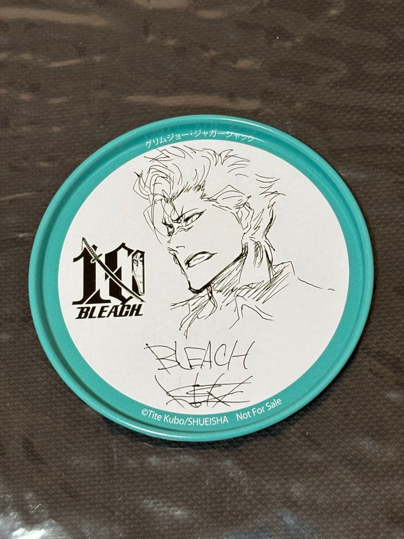 BLEACH 10周年記念　 缶コースター グリムジョー　ブリーチ