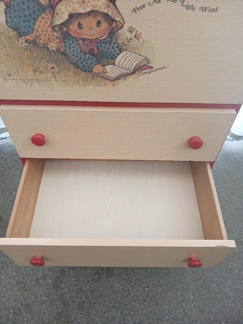 u*o様 昭和レトロポップ 大型 収納棚 イラスト 当時物 コイズミ製 家具 イ