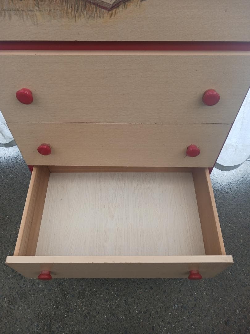 u*o様 昭和レトロポップ 大型 収納棚 イラスト 当時物 コイズミ製 家具 イ