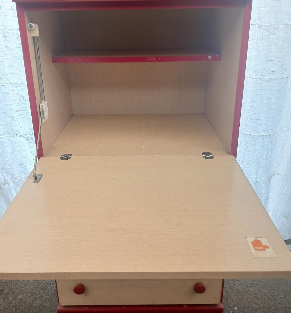 u*o様 昭和レトロポップ 大型 収納棚 イラスト 当時物 コイズミ製 家具 イ