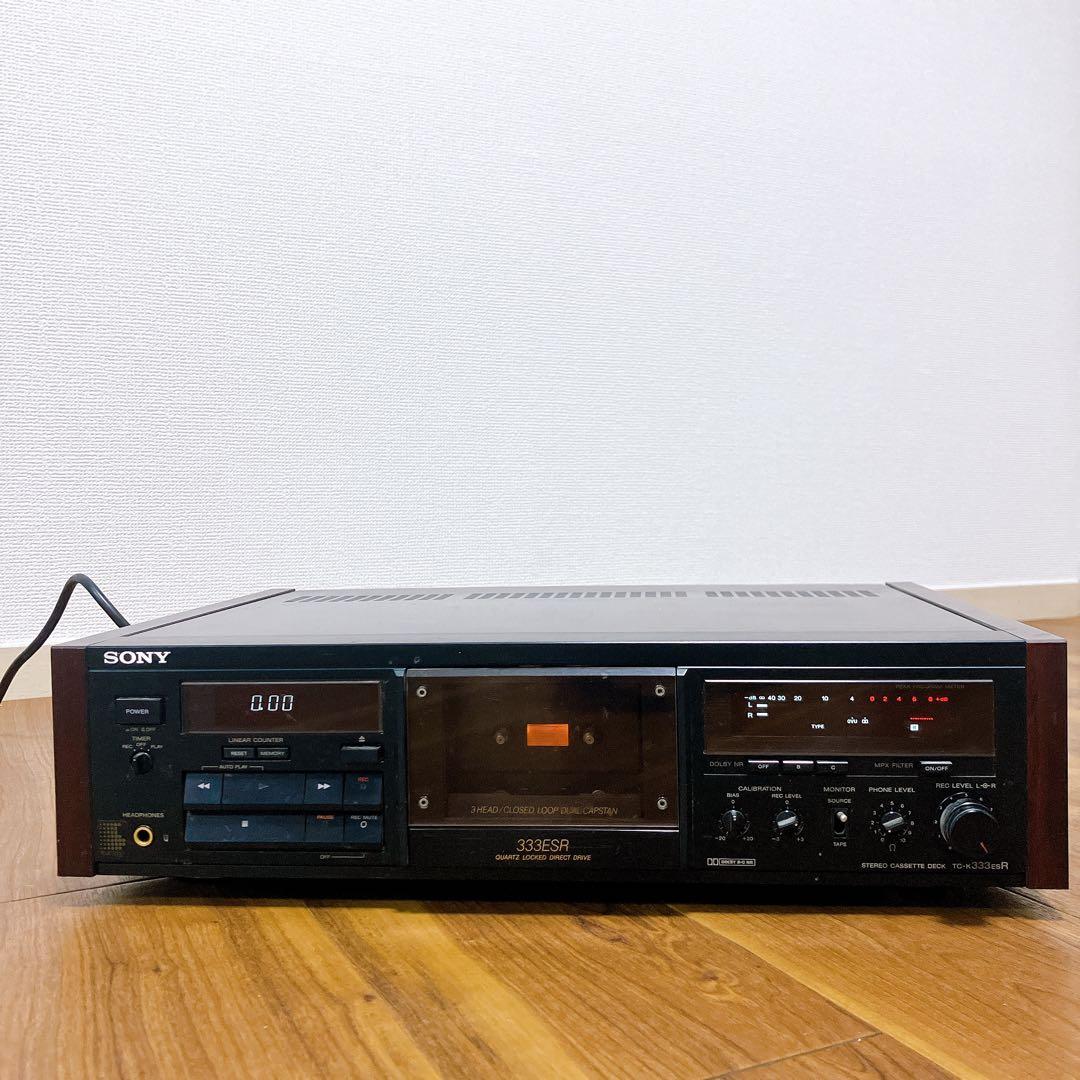【希少】ソニー　カセットデッキ TC-K333ESR