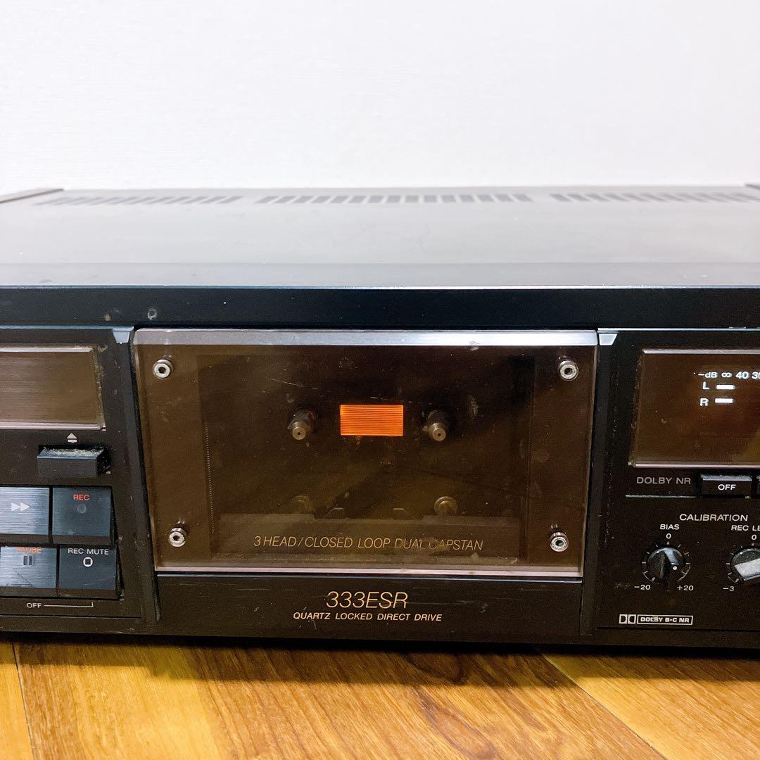 【希少】ソニー　カセットデッキ TC-K333ESR
