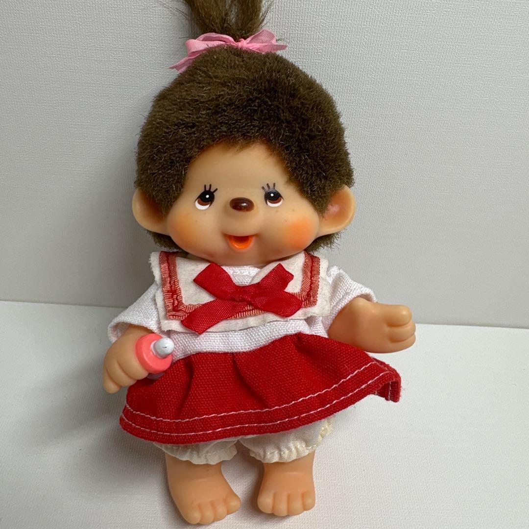 80年代 ソフビ グミ モンチッチ 女の子 monchhichi 1537