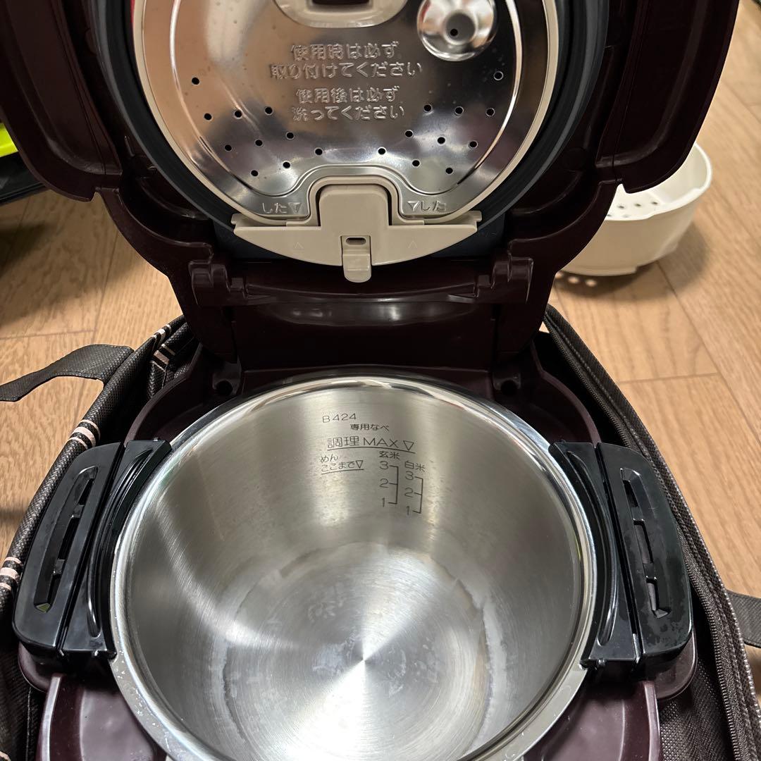 象印 EL-MB30 電気圧力鍋 ワインレッド