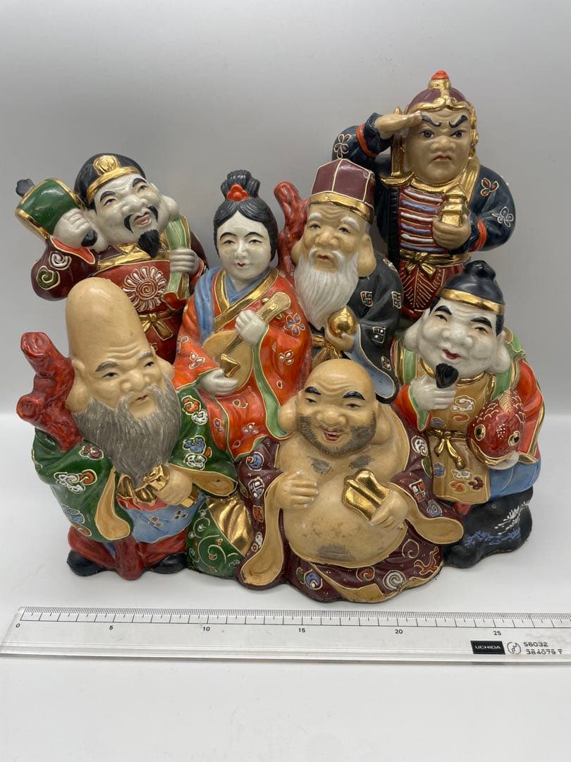 七福神　陶器製 九谷焼