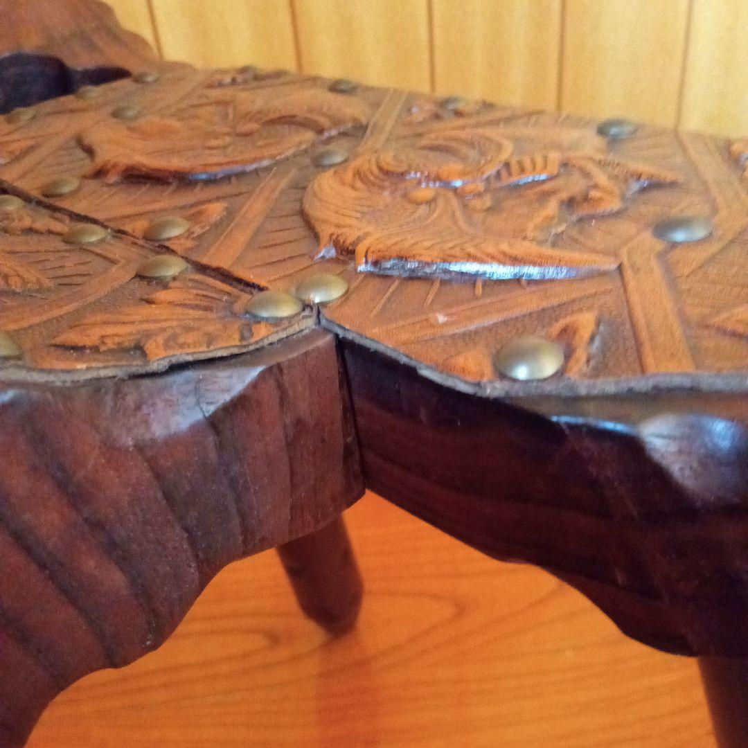 アンティーク 椅子 スツール チェア 木製品 置物台 イス カントリー家具