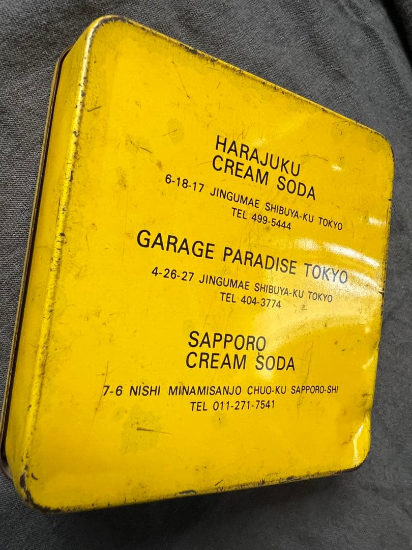 TEMMYE 缶ケース　クリームソーダ　80s