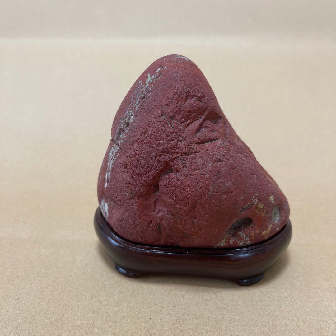 福島産赤玉石　台付