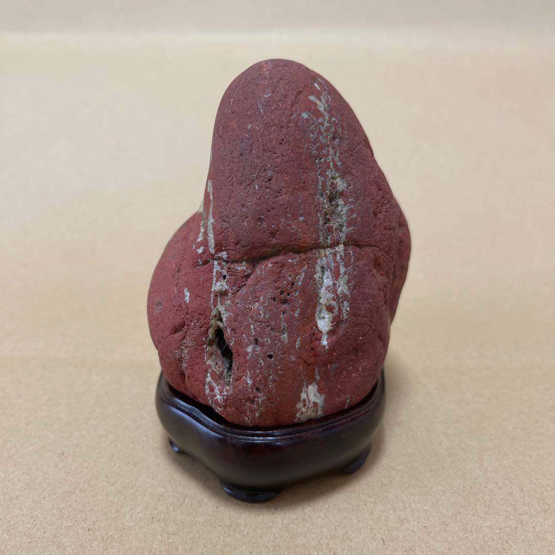 福島産赤玉石　台付