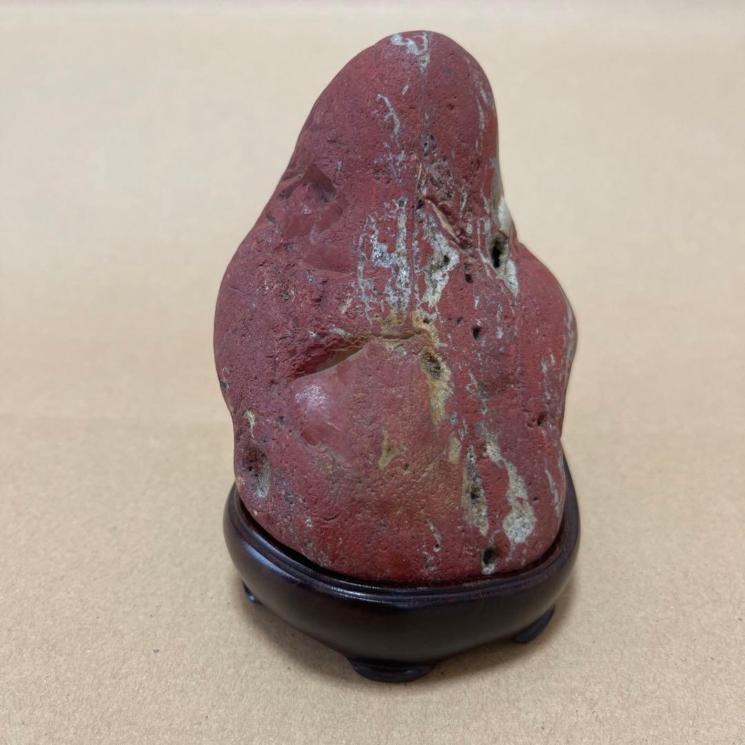 福島産赤玉石　台付