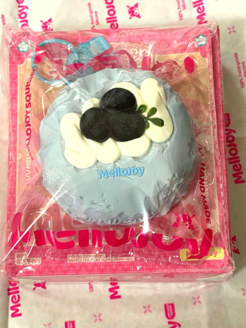 MelloJoy スクイーズ　 クリームまみれ大福　「ブルーベリー」