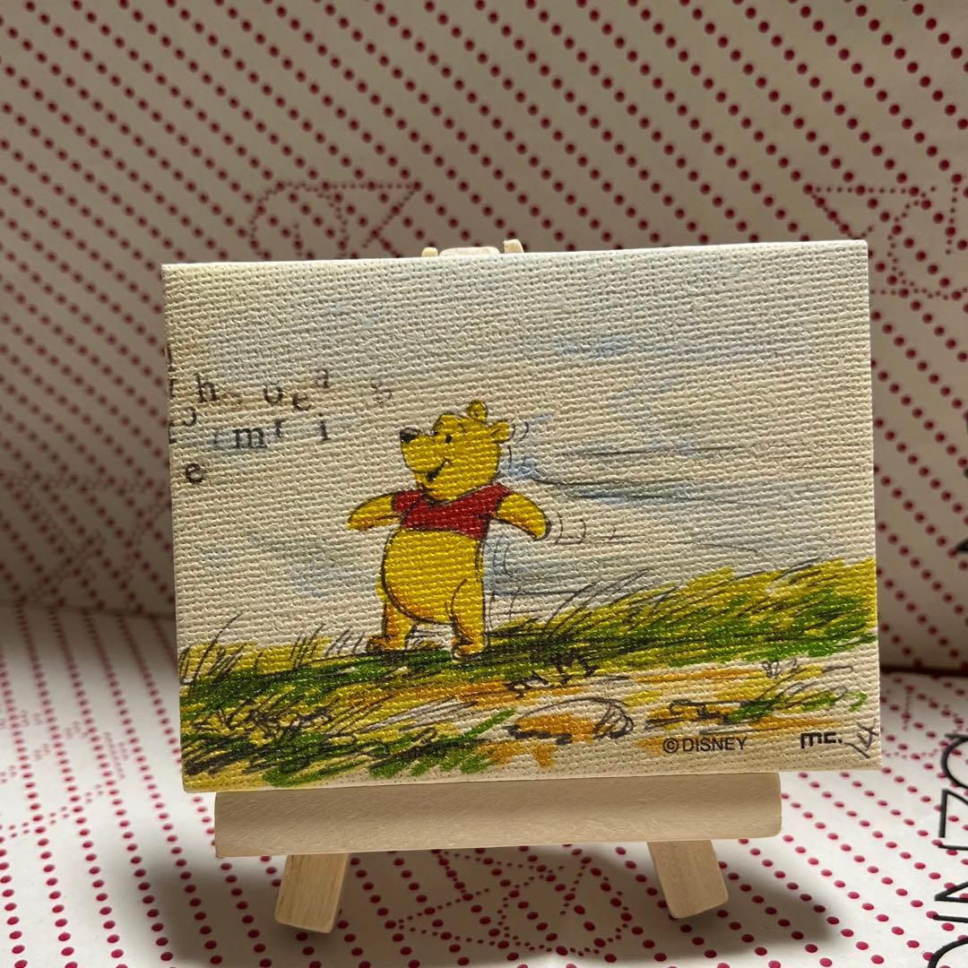 くまのプーさん展　限定　ミニアートキャンバス　　4種セット　コンプリート