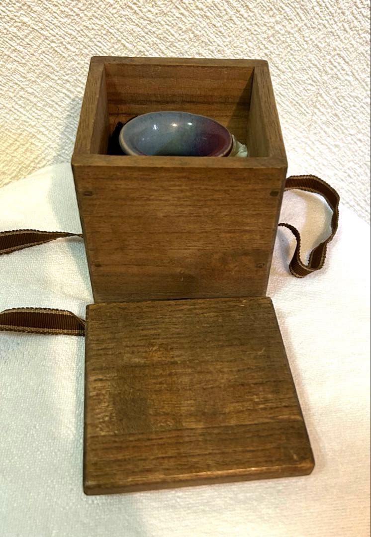 中国　北宋　鈞窯　香炉　古箱付き