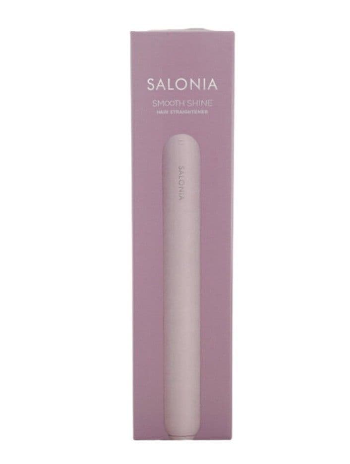 SALONIA　SMOOTHSHINE ヘア　ストレートアイロン　ピンク24mm