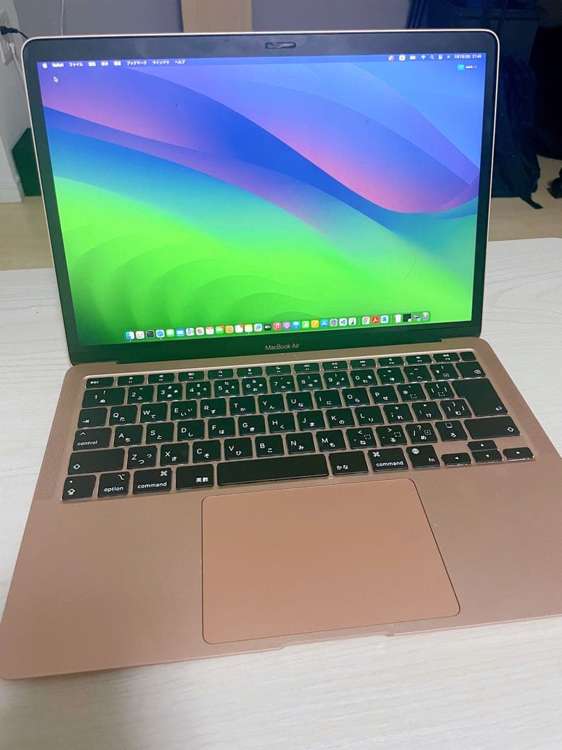 【良品】MacBook Air M1 (2020) 8GB ゴールド