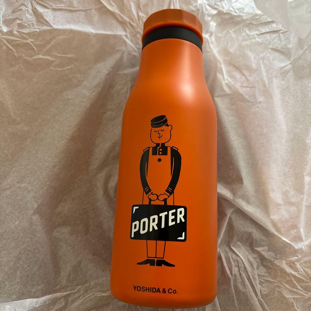 STARBUCKS x PORTER ステンレスロゴボトル 473ml