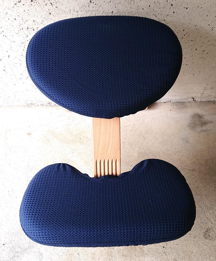 【良品】サカモトハウス バランスチェアイージー 　ブラウン　カバー付き