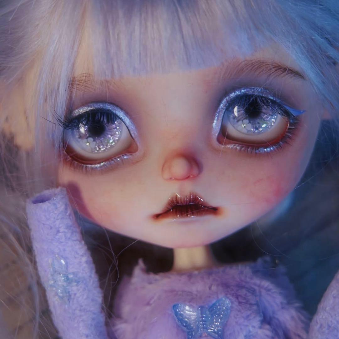 カスタムブライス ドール 海外作家様 特別 ダークスイート 蝶々 猫目 きれい