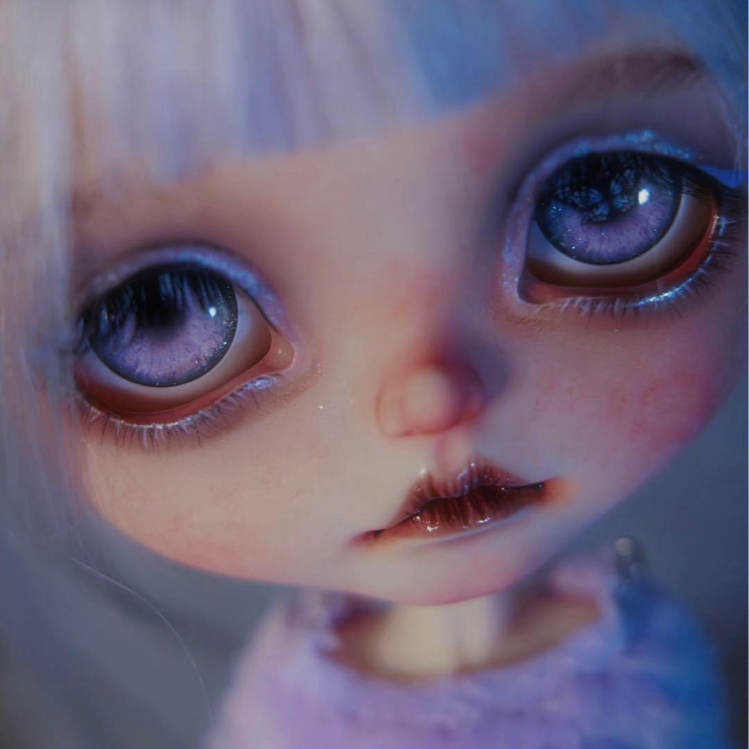 カスタムブライス ドール 海外作家様 特別 ダークスイート 蝶々 猫目 きれい