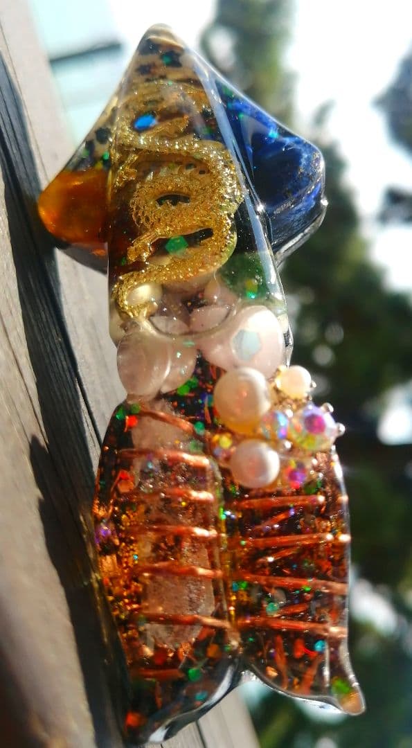 昇龍✧慈愛✧弥盛地✧いかさんのオルゴナイト❤ひまわりさま❤専用です