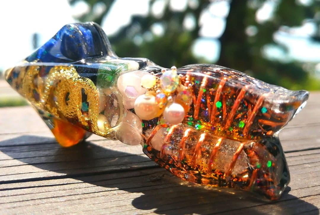 昇龍✧慈愛✧弥盛地✧いかさんのオルゴナイト❤ひまわりさま❤専用です