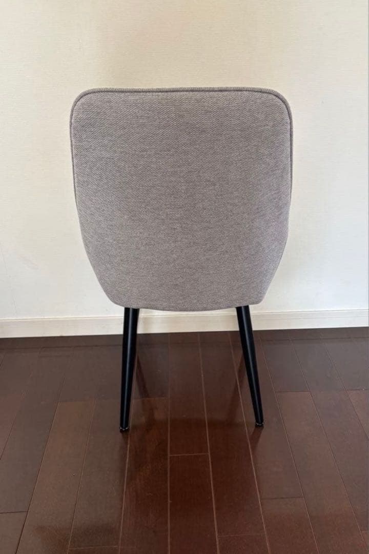 グレー 布地 ダイニングチェア モダン 椅子 グレー チェア デスクチェア