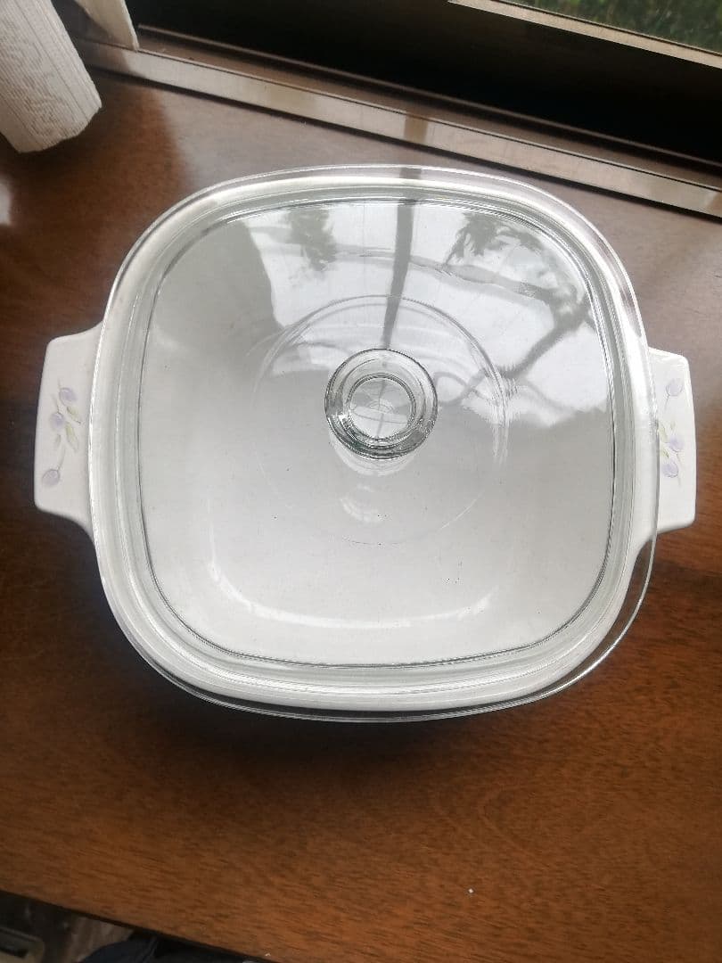 【未使用】パイロセラム　キャセロール　3L　CORNING WARE 岩城硝子