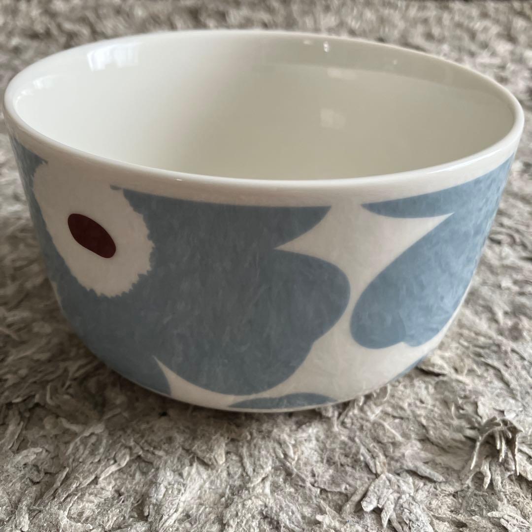 ボウル　ブルーグレー　ウニッコ　マリメッコ　Marimekko Unikko