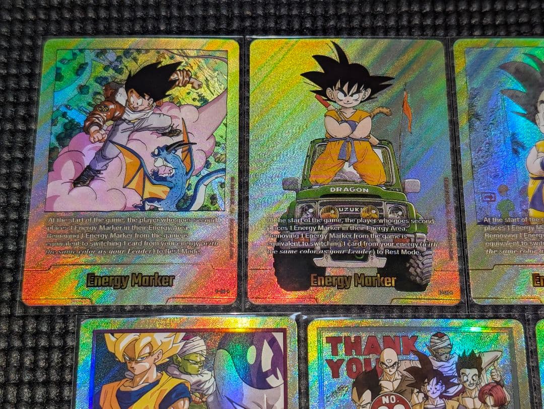 ドラゴンボール　エナジーマーカー９枚スリーブ入り盗難防止用　英語版