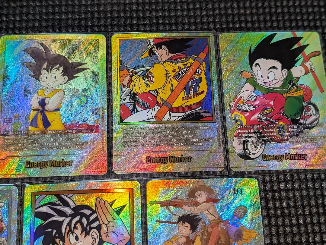 ドラゴンボール　エナジーマーカー９枚スリーブ入り盗難防止用　英語版
