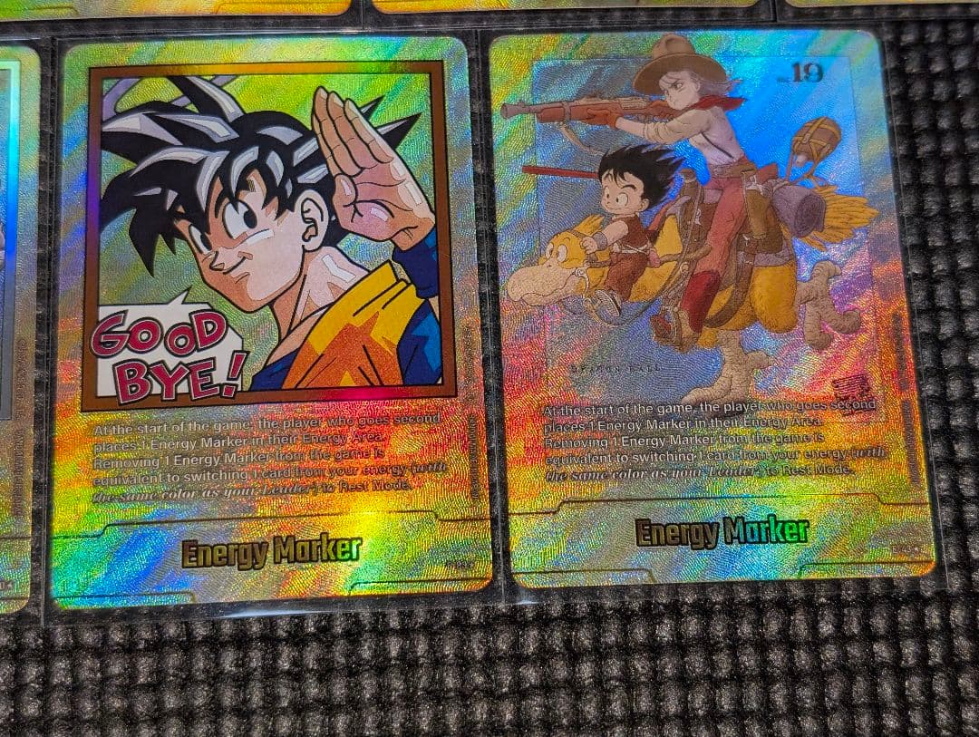 ドラゴンボール　エナジーマーカー９枚スリーブ入り盗難防止用　英語版