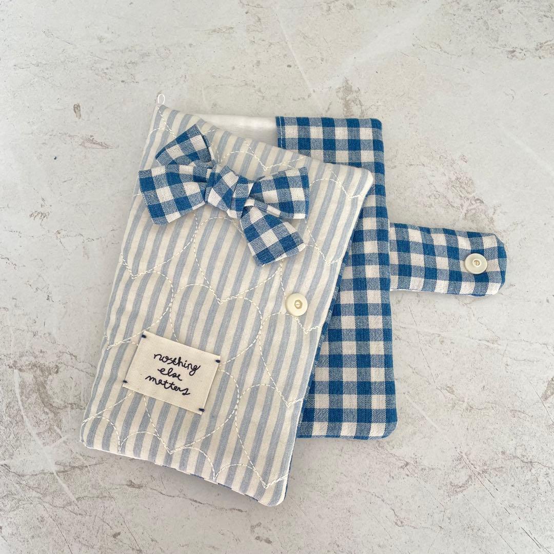 即発送[リフィル6枚付] A6バインダー&バインダーカバーセット ブルーリボン付