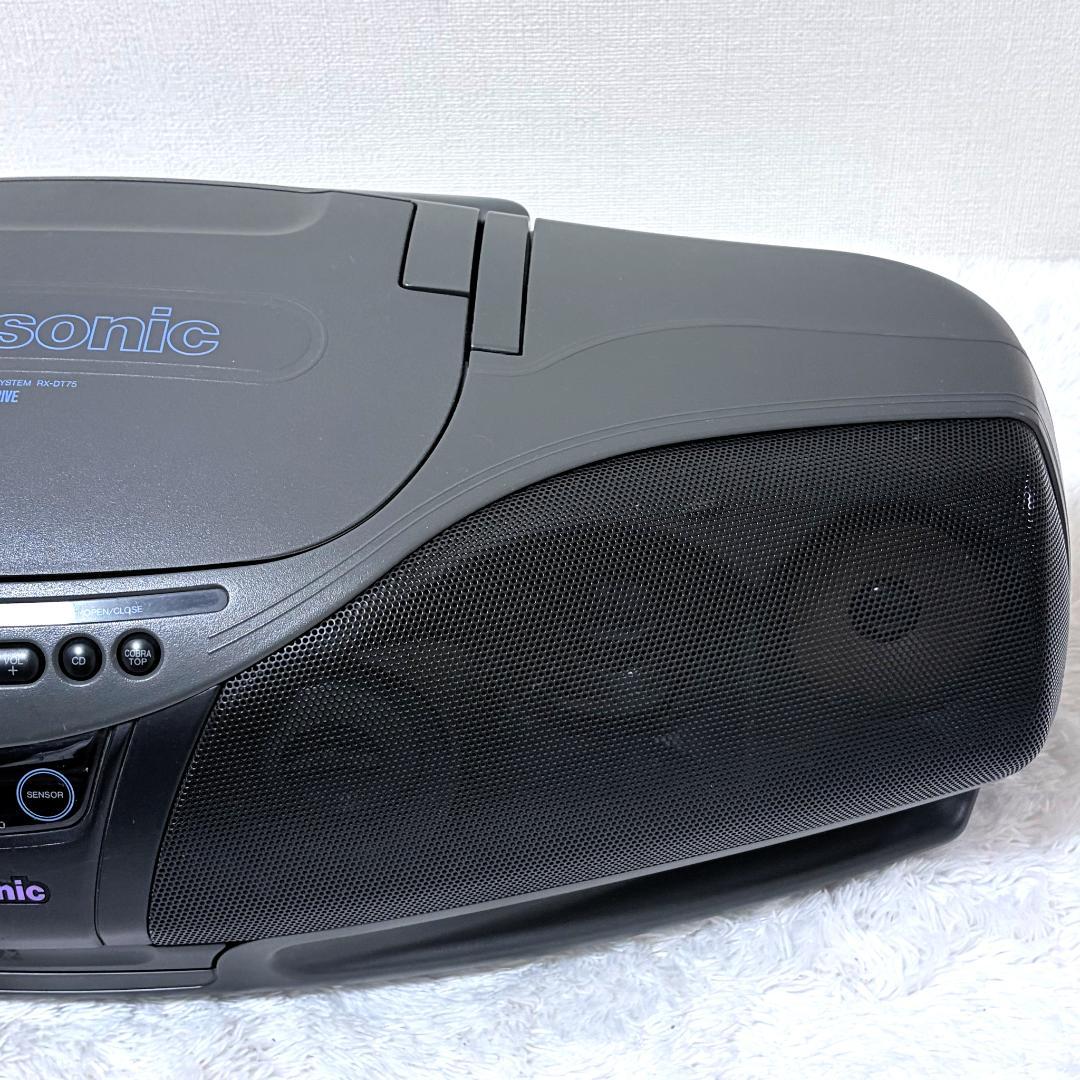 【訳あり】 レア パナソニック CDダブルラジカセ RX-DT75 コブラトップ