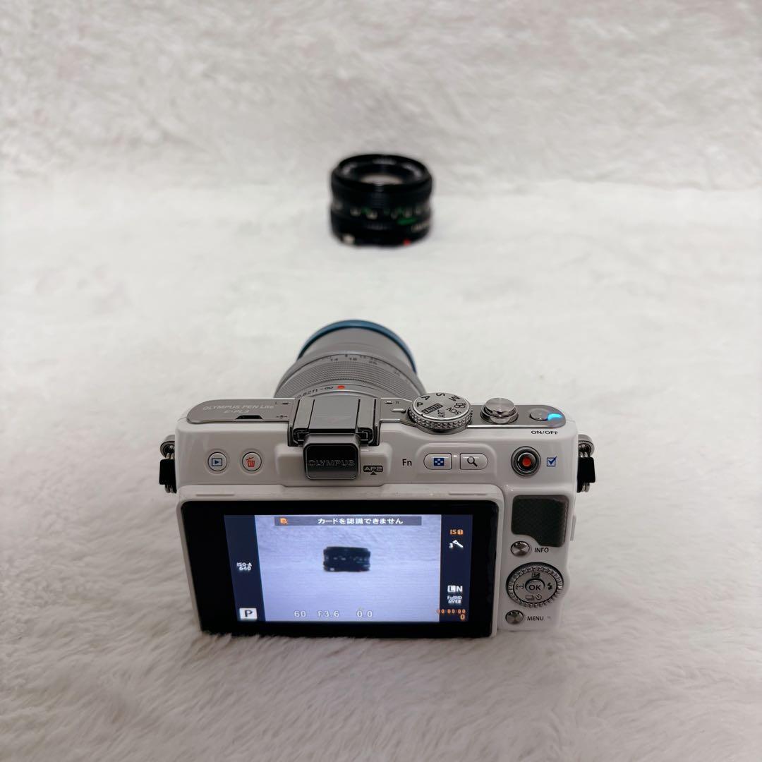【未使用級】Olympus pen Lite E-PL3 ダブルスキームキット