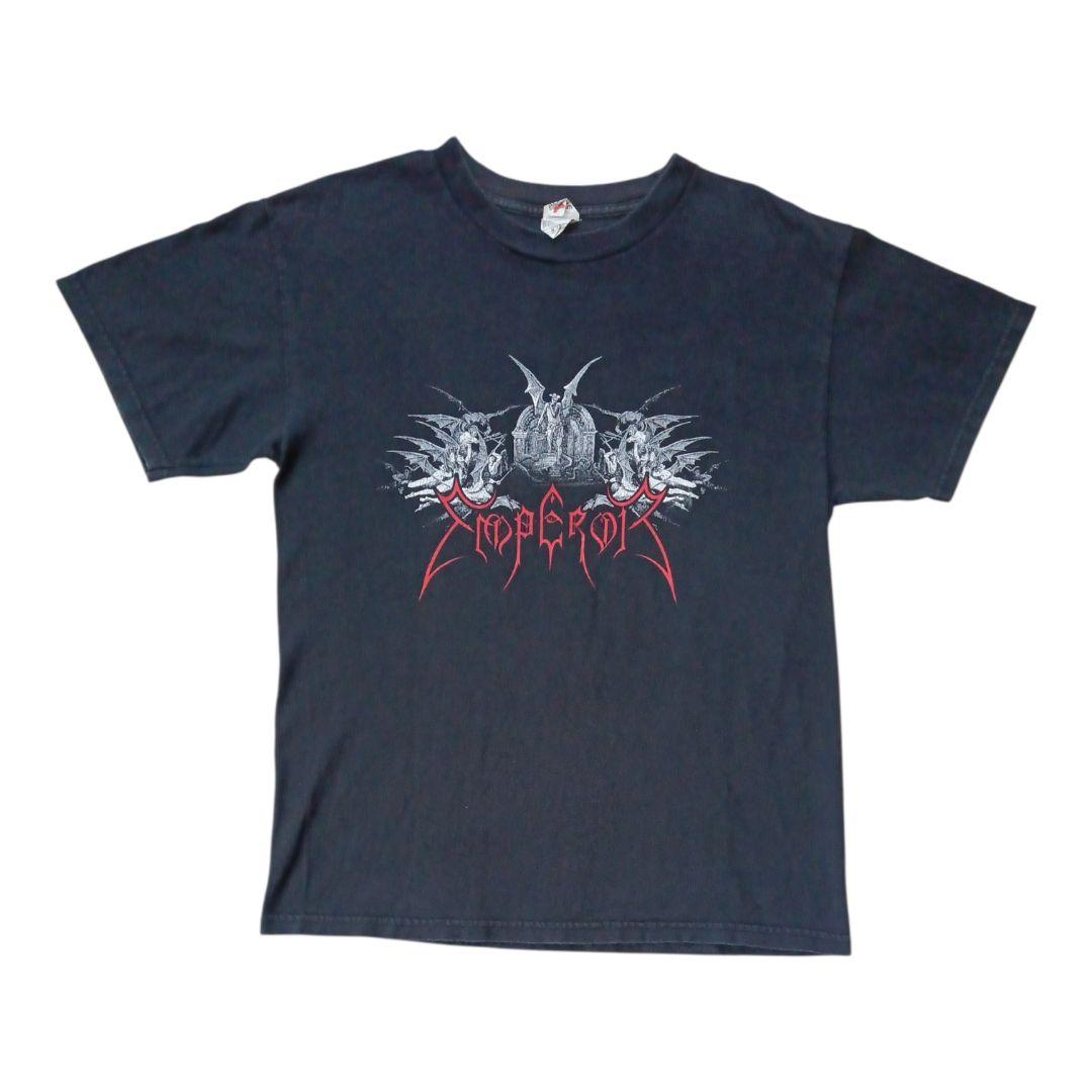 2000年代 Y2K エンペラー Emperor Tシャツ Mサイズ 黒