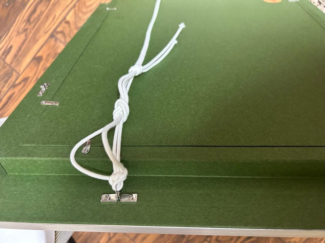 油彩画　藤永正人　[浜辺の街] サイズ6号