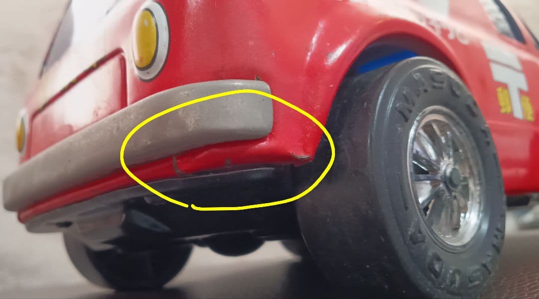 90年代レトロ 増田屋 郵便車 ブリキのおもちゃ