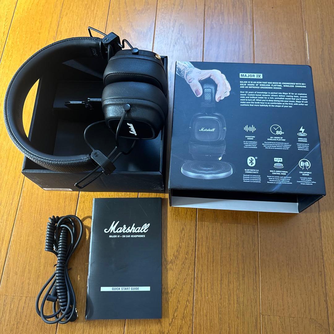 Marshall Major IV マーシャル ワイヤレスヘッドホン