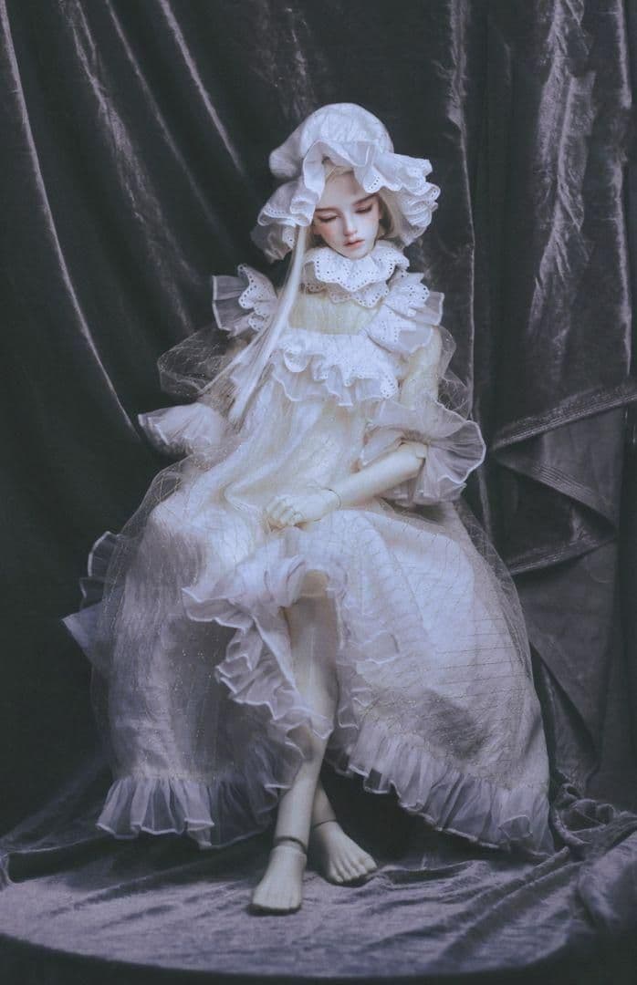 WE121 BJD 1/3 ドール 衣装 復古 ワンピース　洋服　ハンドメイ