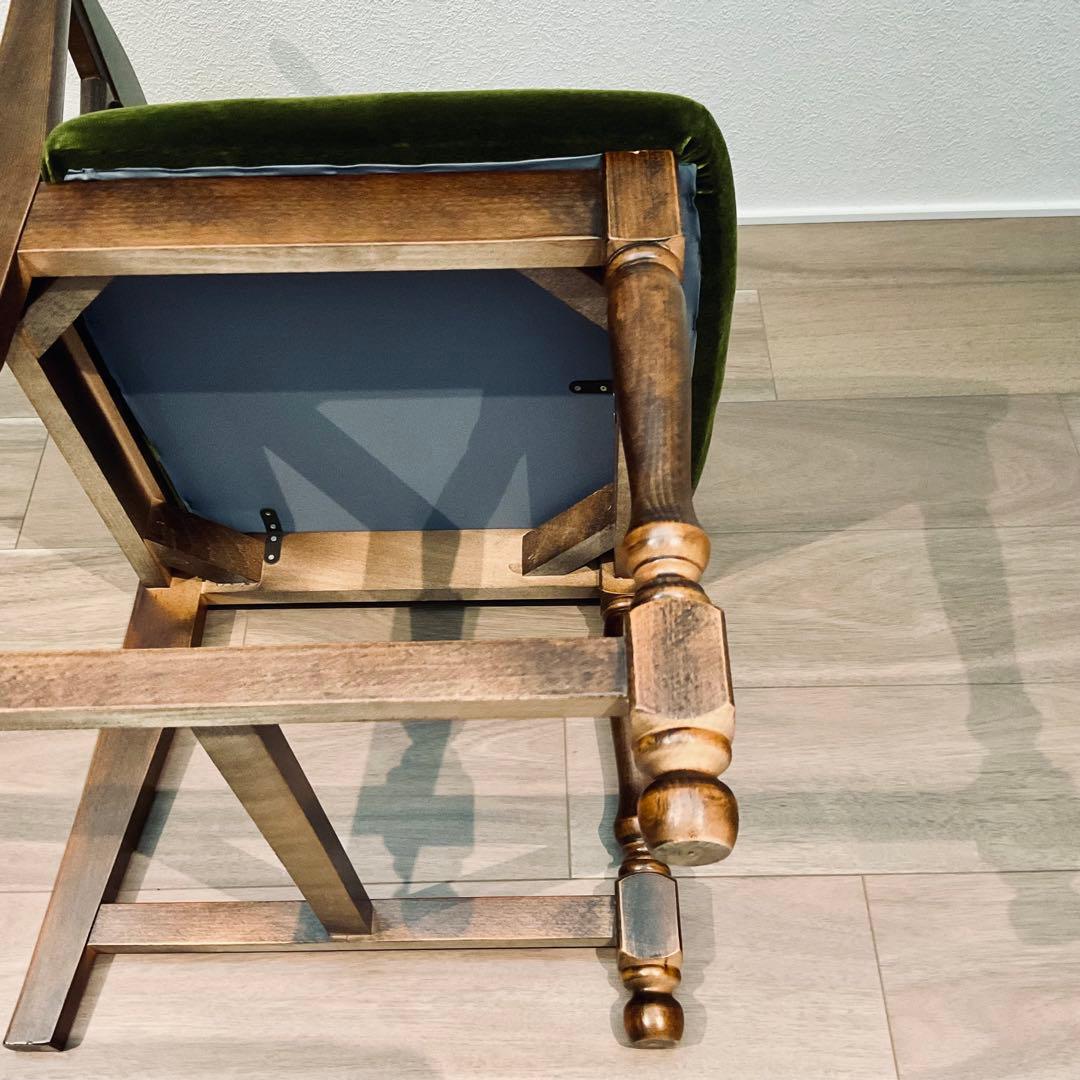 ⭐️ヴィンテージ⭐️【レア】ATLANTA オールド カリモク モケットグリーン